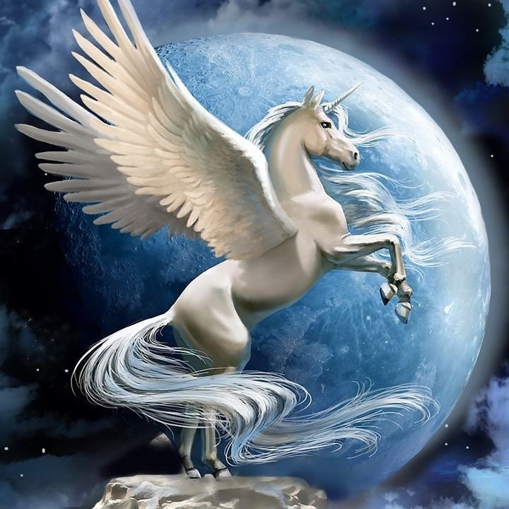 Moon Pegasus Spirit Companion Spirit Guide  Conjuring Remote Binding