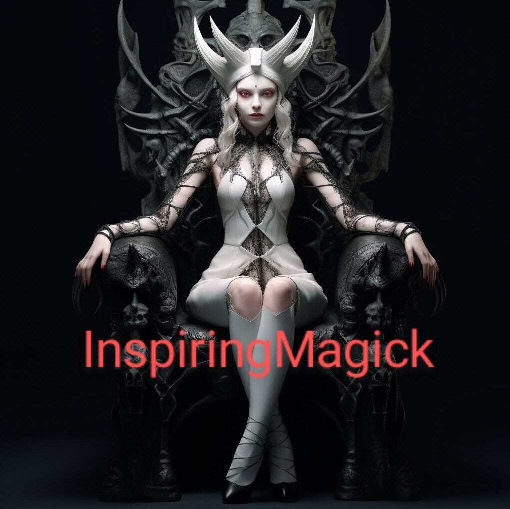 Demon Queen Spirit Companion. Conjuring. Remote Binding. Protection. Revenge. Chaos. Power. Manipulation