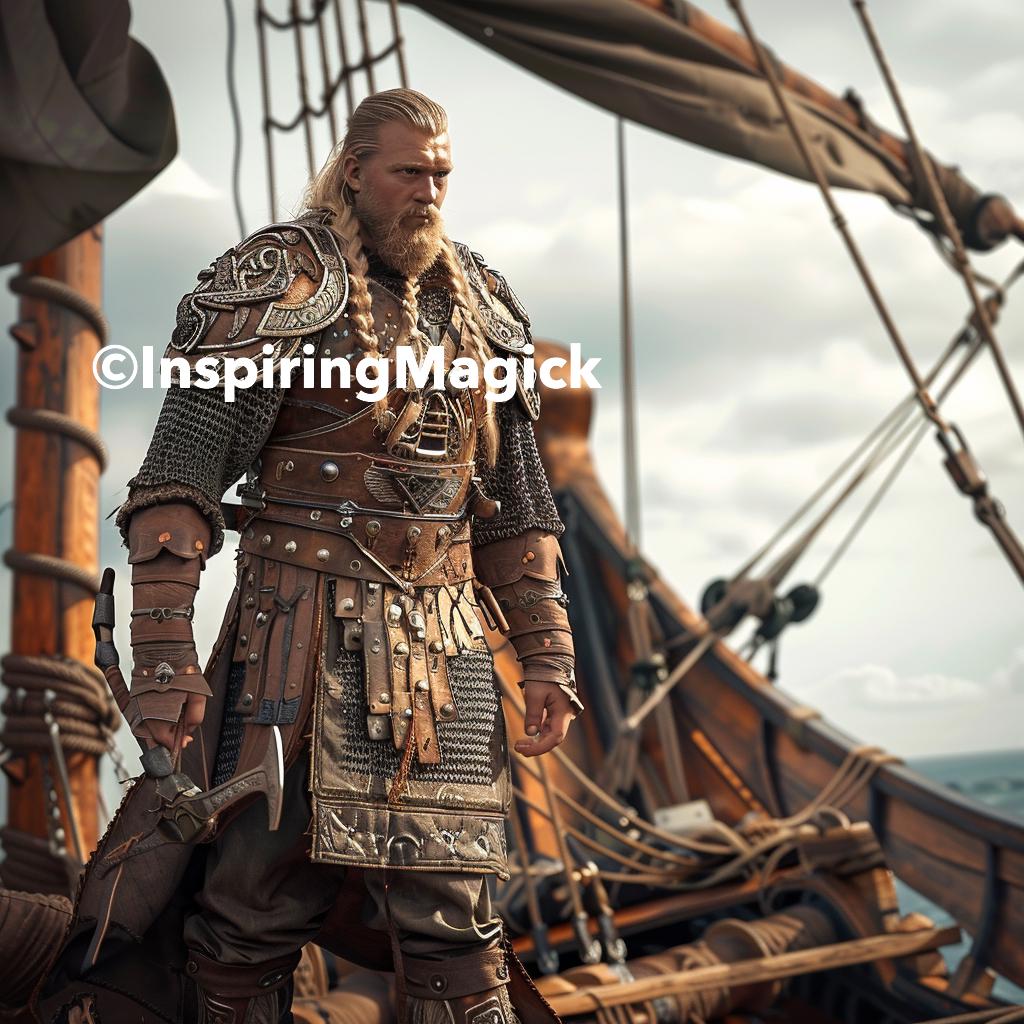 Njord Attunement. Norse God Of Wind, Sea And Prosperity
