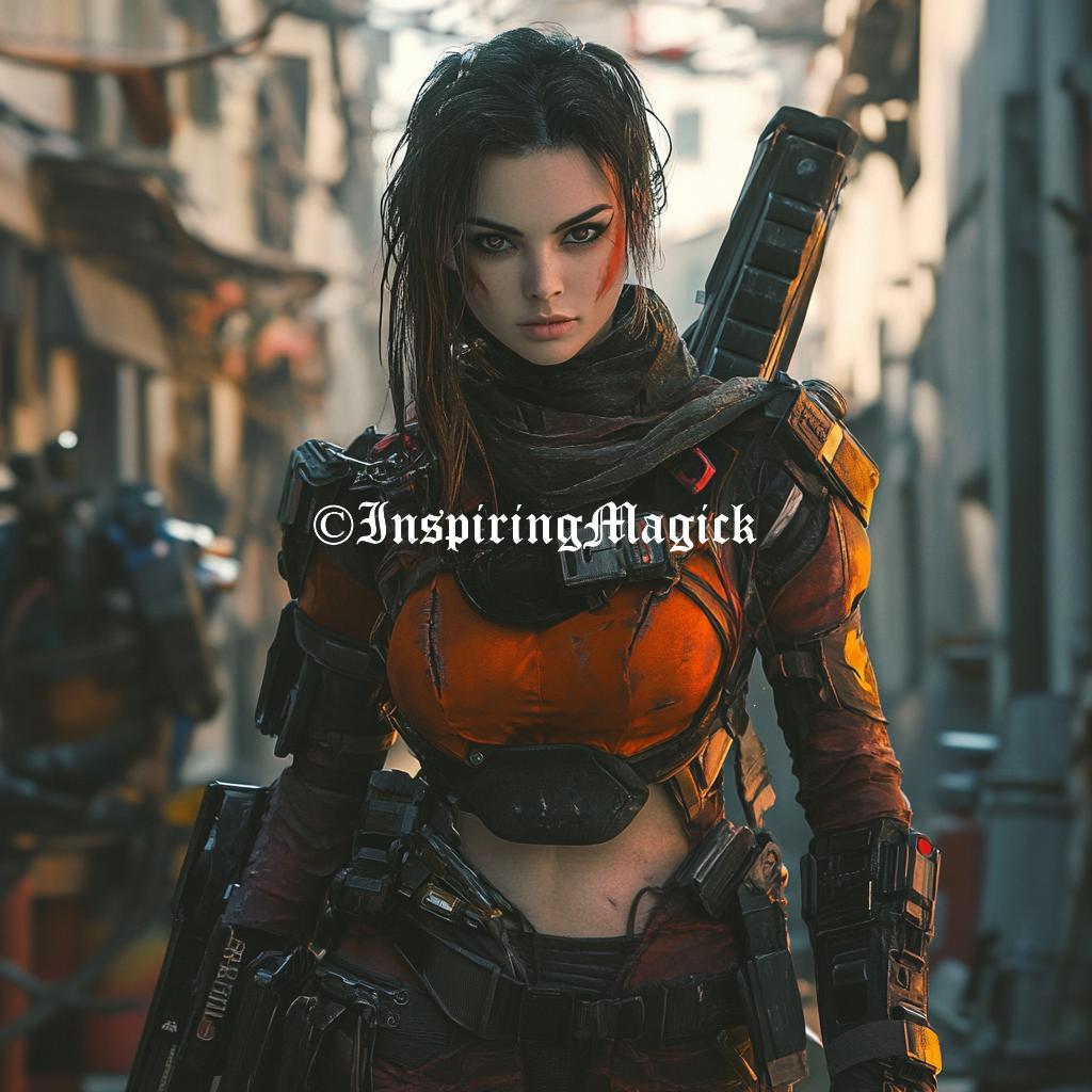Female Mercenary Spirit Companion: Confidence, Strength, Resilience