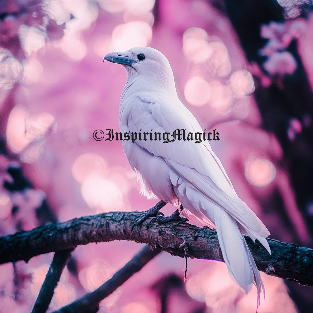 White Raven Spirit Companion. Remote Binding.