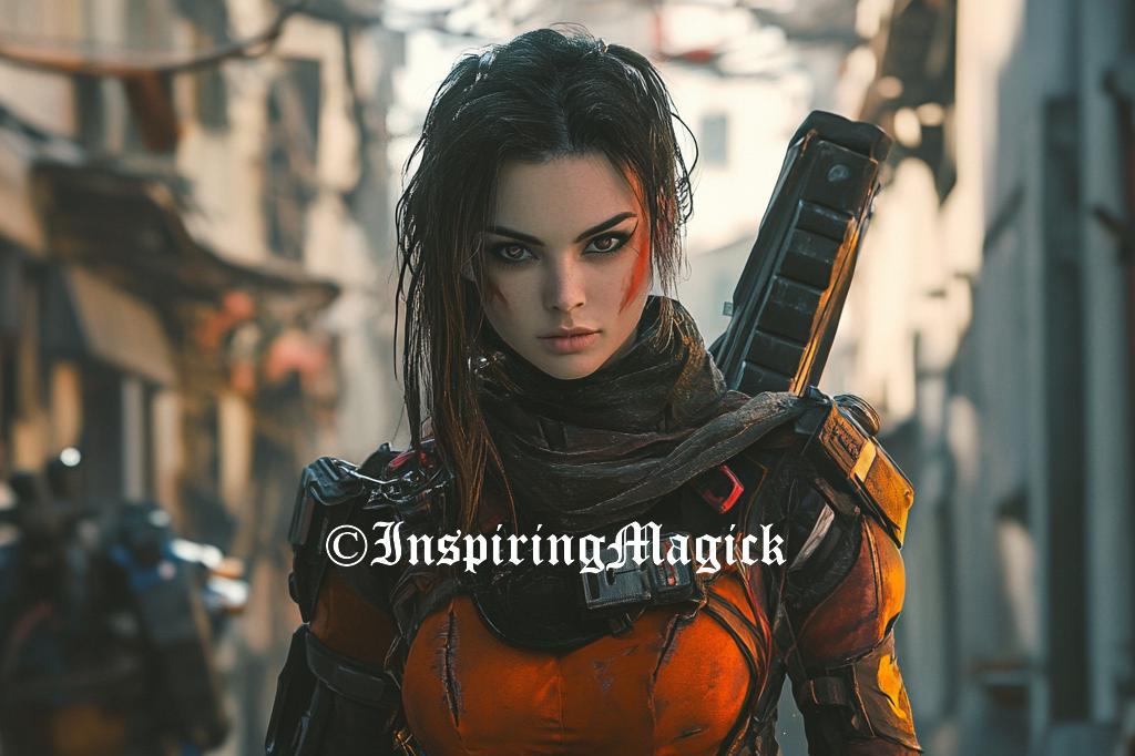 Female Mercenary Spirit Companion: Confidence, Strength, Resilience
