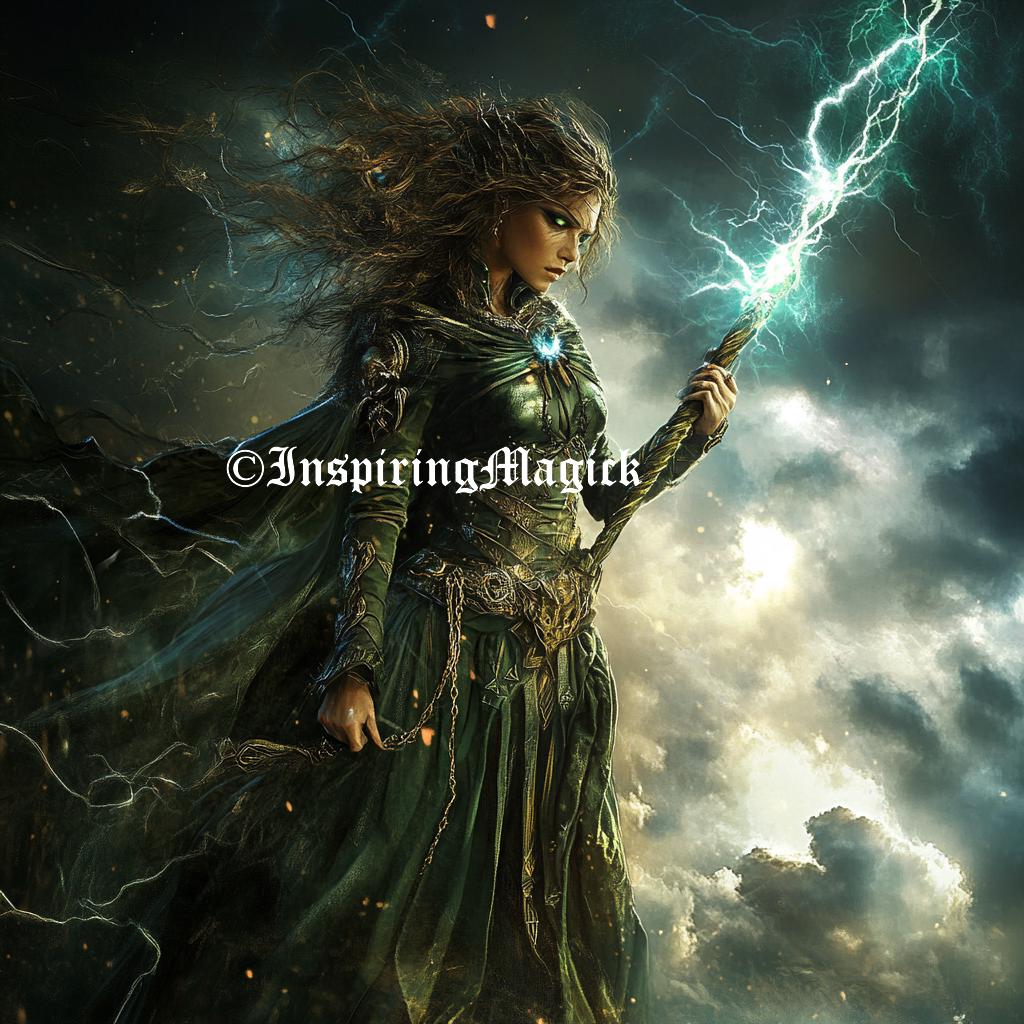 Lightning Djinn Spirit Companion. Conjuring. Remote Binding