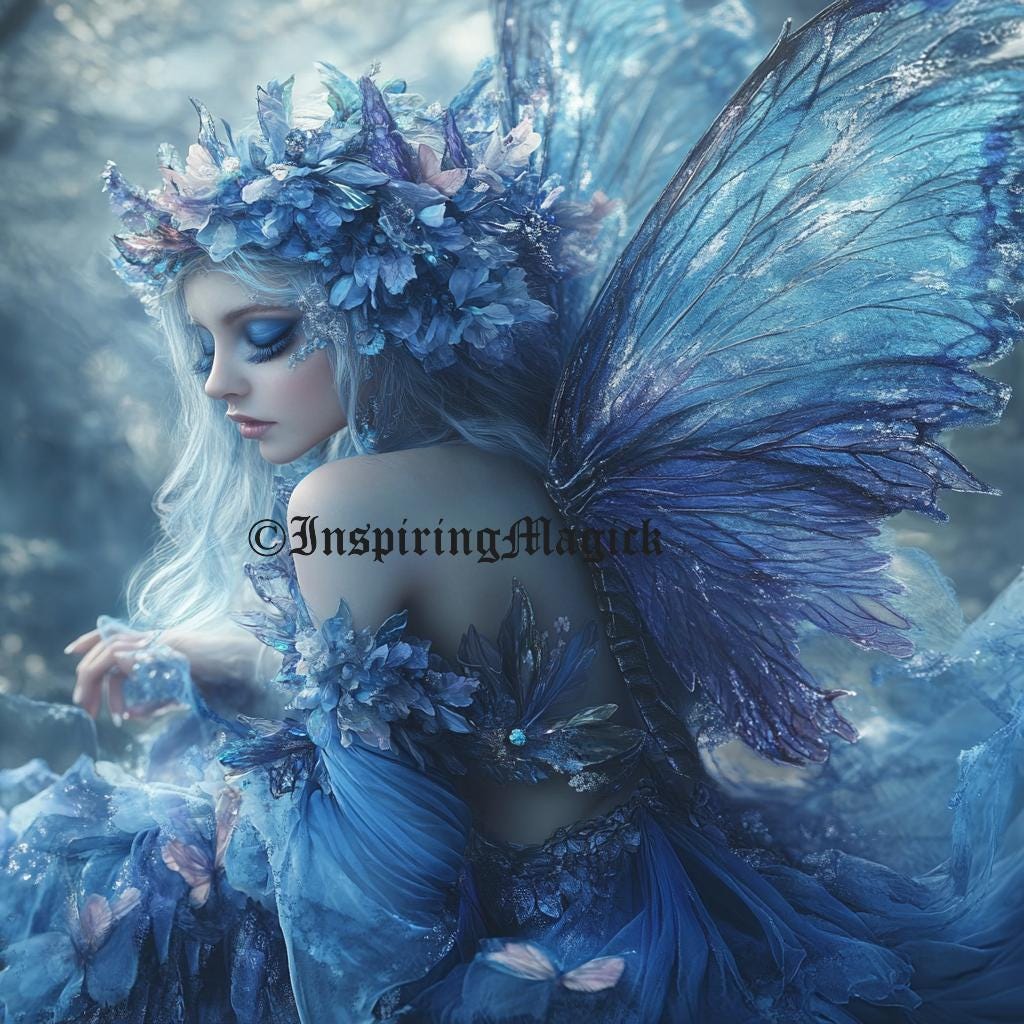 Aguane Fairy Spirit Guide.  Conjuring. Remote Binding.  Healing.  Cleansing. Water Magic. Power