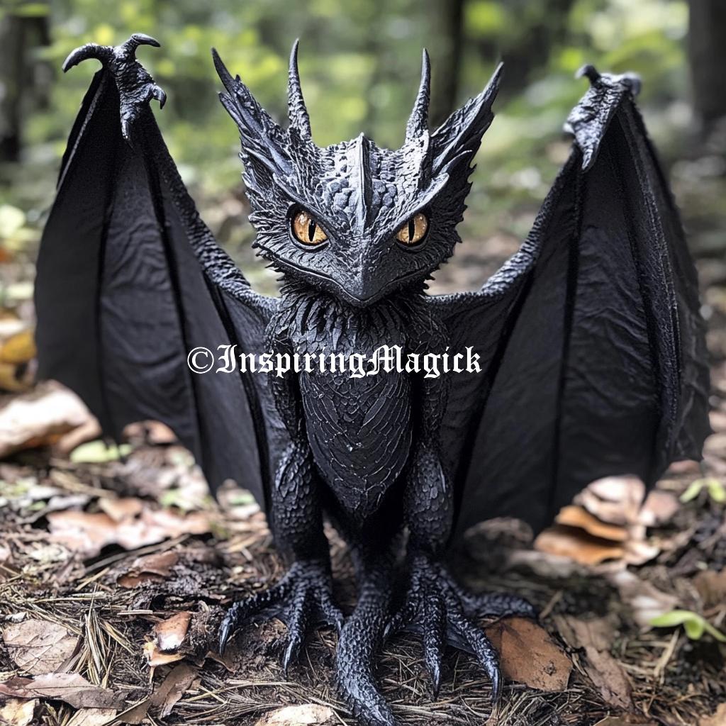 Batragon Spirit Guide. Bat Dragon Hybrid. Conjuring Remote Binding