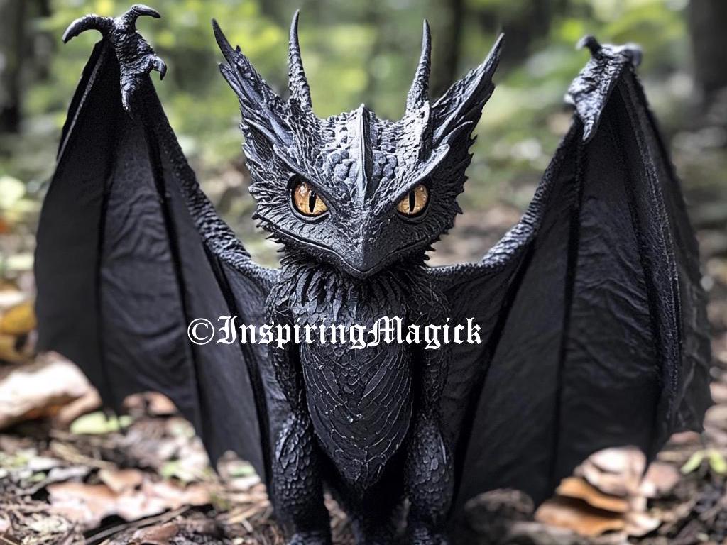 Batragon Spirit Guide. Bat Dragon Hybrid. Conjuring Remote Binding