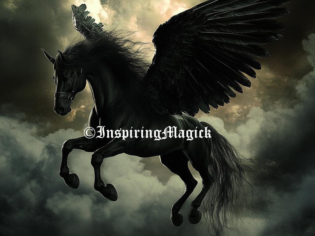 Dark Pegasus Spirit Guide: Custom Conjuring, Remote Binding