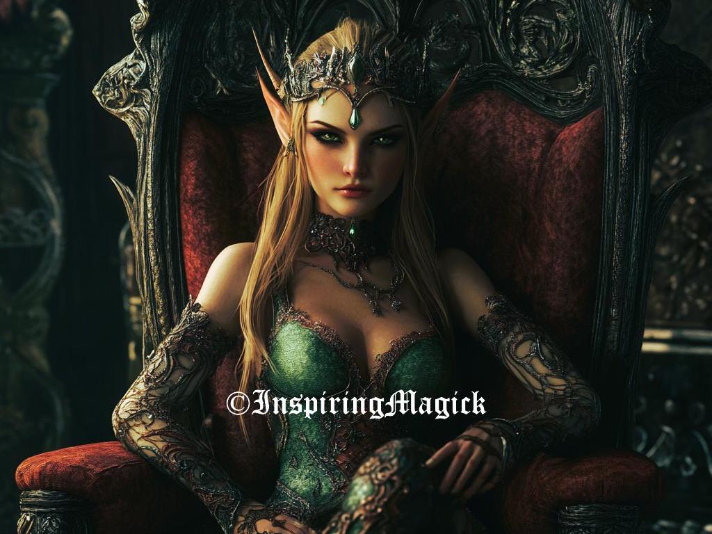 Drow Elf Spirit Companion: Dark Elf Guide Conjuring (Digital Service)