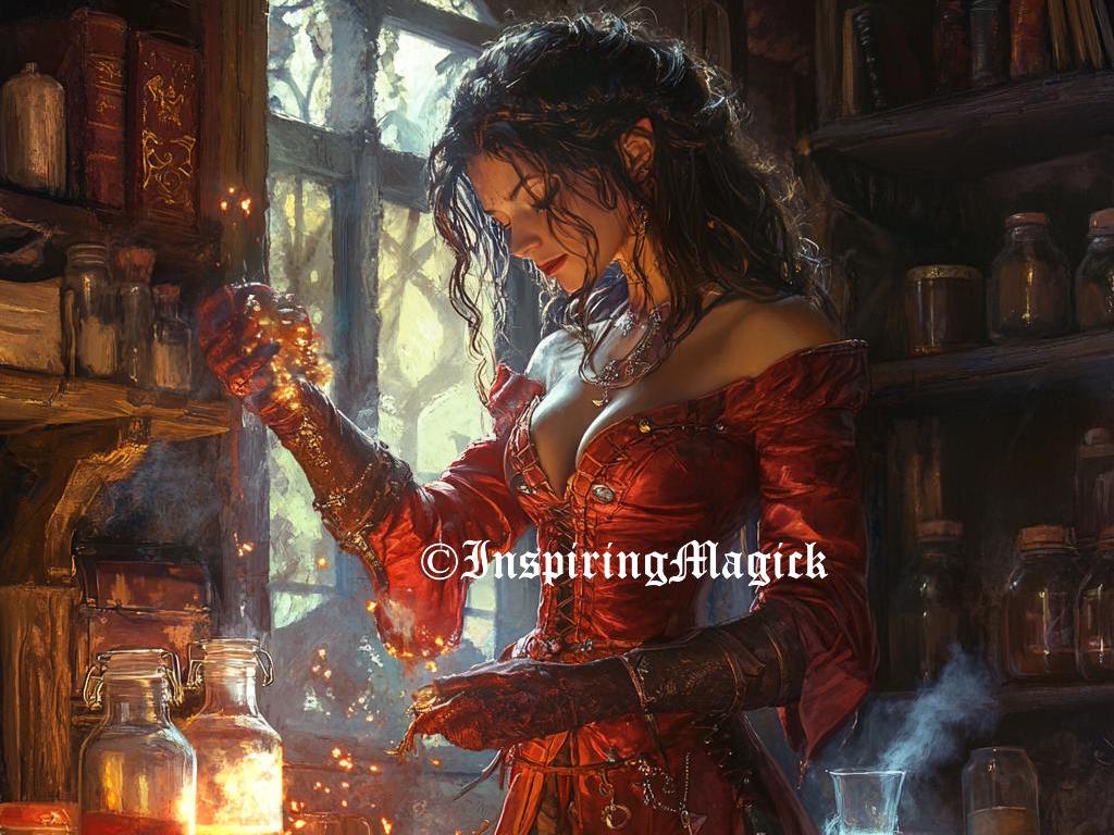 Elven Enchantress Spirit Companion Spirit Guide Conjuring Binding