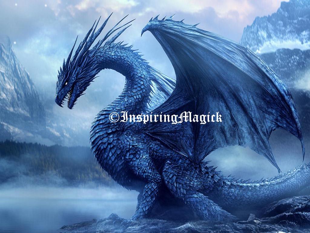 Blue Water Dragon Spirit Companion Conjuring Binding Spirit Guide