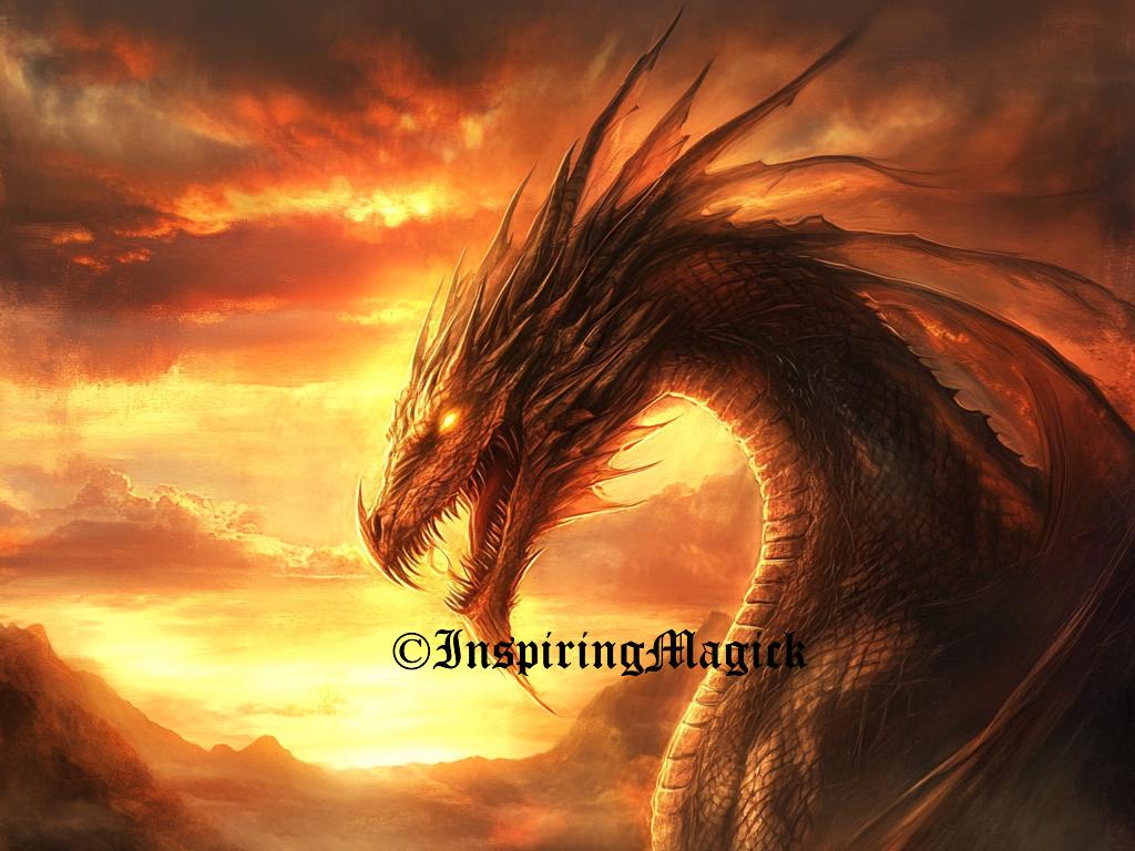Duskfire Dragon Spirit Companion Spirit Guide Conjuring Binding