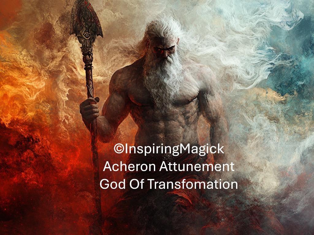 Acheron Attunement Greek God Of Rivers And Transformation Spirit Guide Spirit Companion Initiation Conjuring