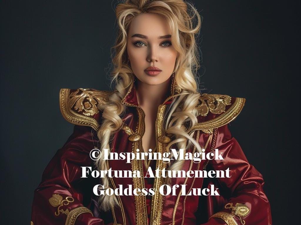 Goddess Fortuna Attunement The Goddess Of Wealth Luck And Abundance
