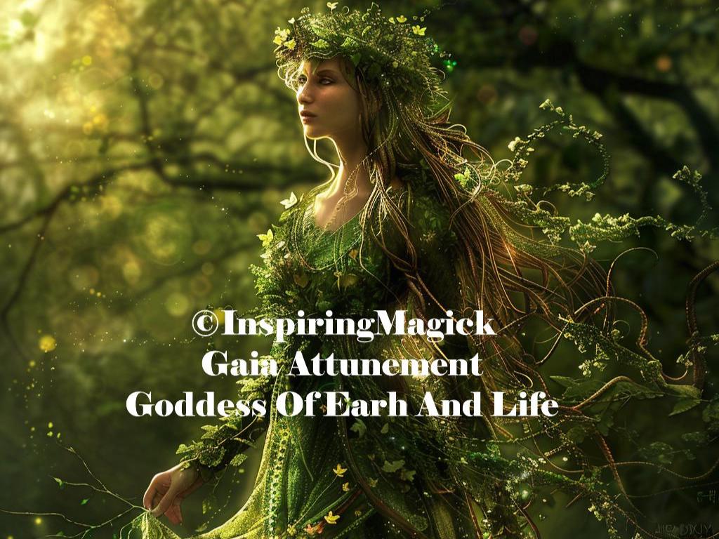 Goddess Gaia Attunement Initiation Greek Goddess of Motherhood Fertility Nature