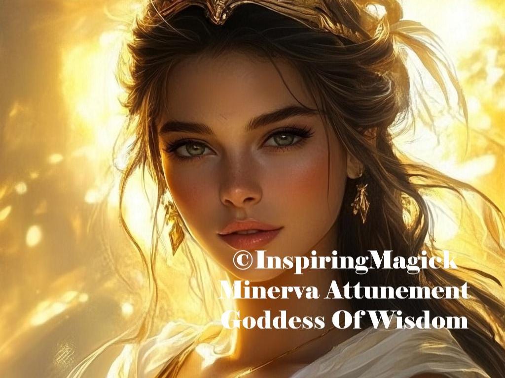 Minerva Attunement Goddess Of Wisdom