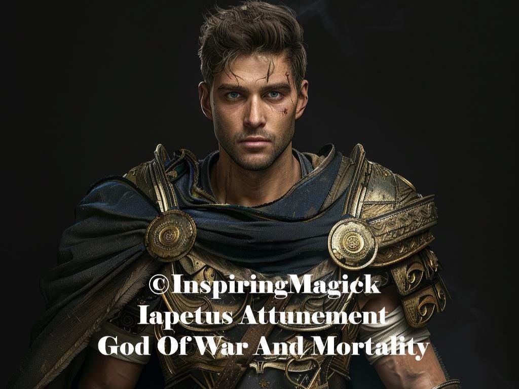 Iapetus Attunement Greek God Of Mortality Destiny And Craftsmanship