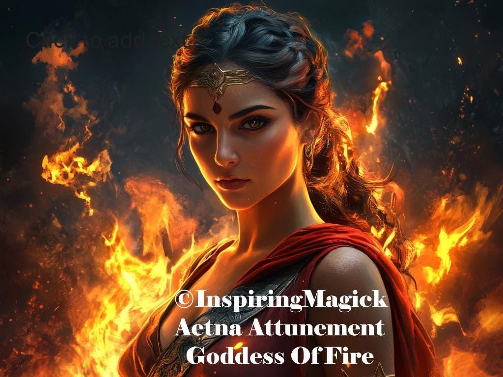 Aetna Attunement Greek Goddess Of Fire and Volcanoes