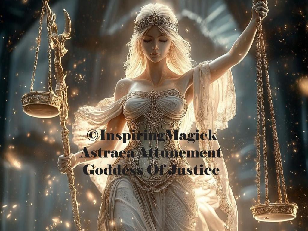 Astraea Attunement Greek Goddess Of Justice And Purity