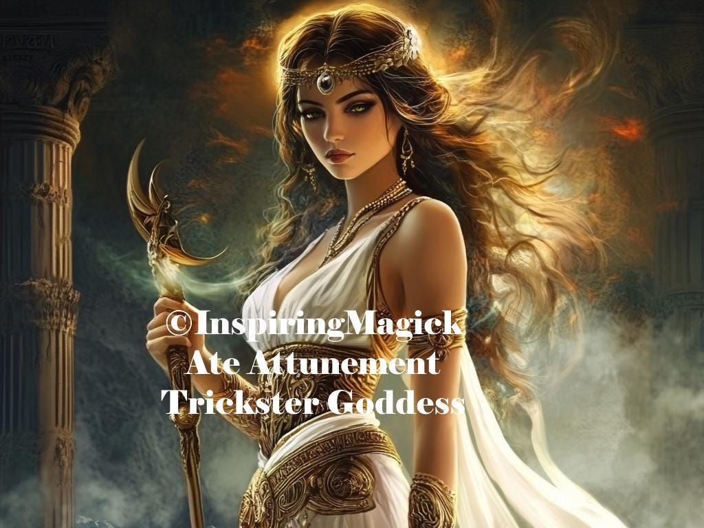 Ate Attunement Greek Trickster Goddess Of Ruin And Mischief