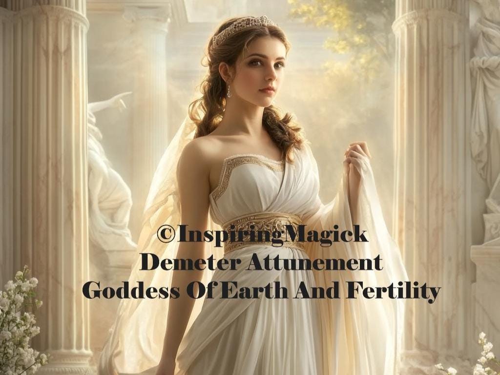 Demeter Attunement Greek Goddess Of Fertility And Earth