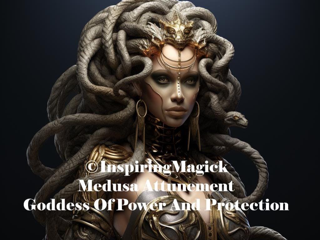 Medusa Attunement Gorgon Goddess Of Power And Protection