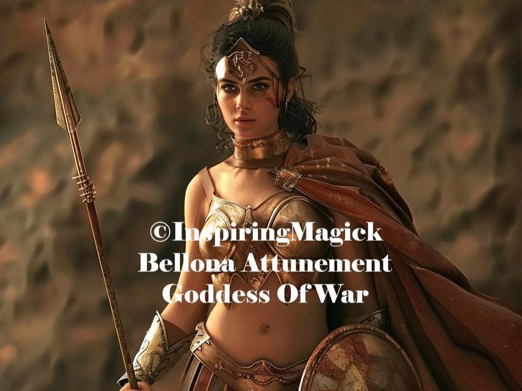 Bellona  Attunement. Roman Goddess of war and Battle.