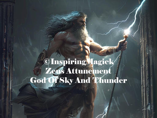 Zeus Attunement Initiation Conjuring  Remote Binding Spirit Guide Spirit Companion