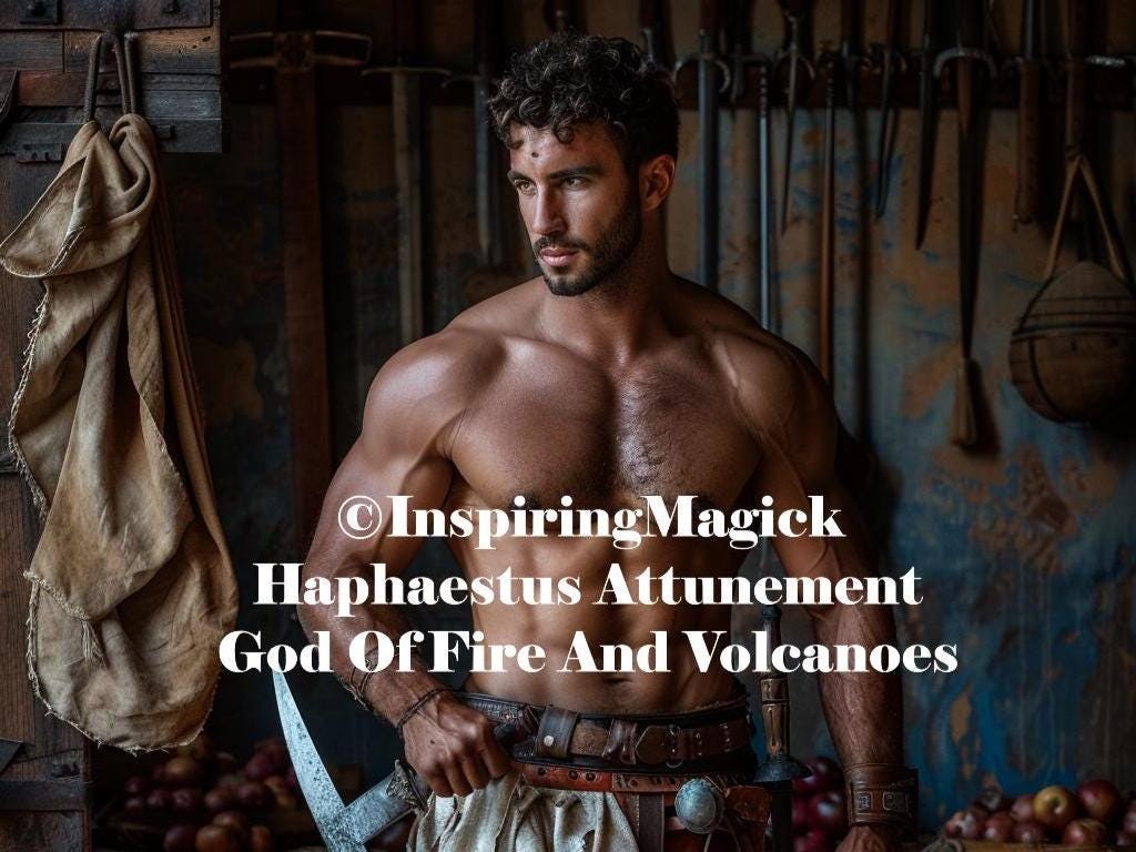 Hephaestus Attunement The Greek God of Fire Craft Creativity Initiation
