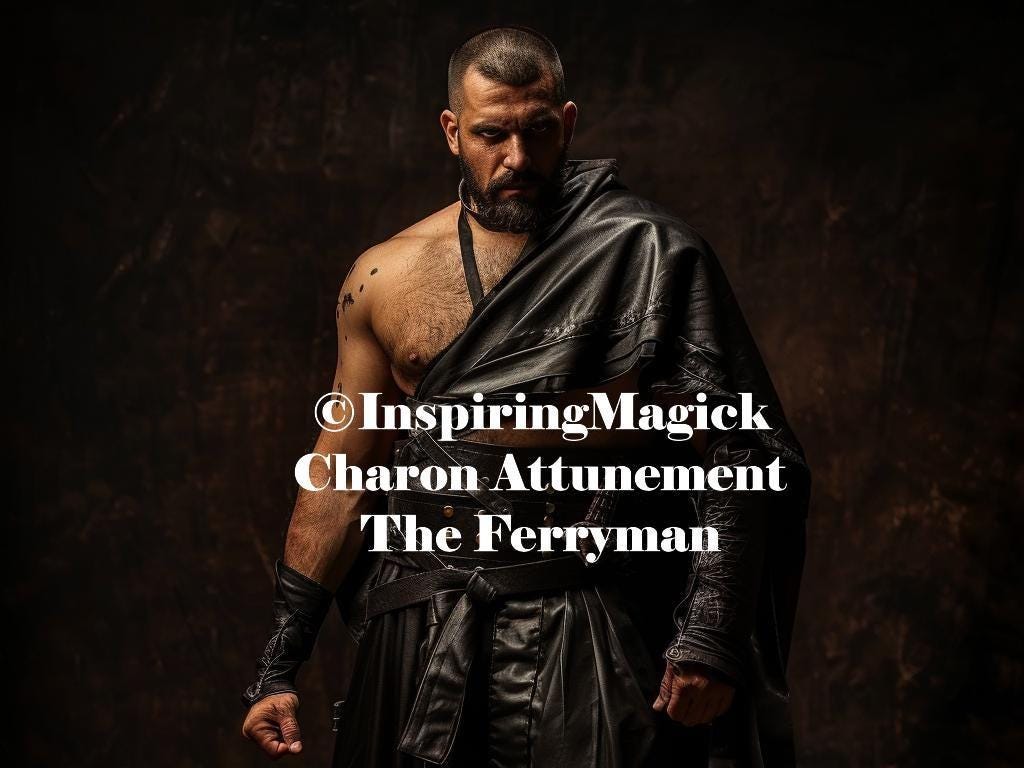 Charon Attunement. Greek Ferryman God. Protection Of Souls