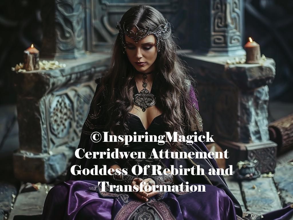 Cerridwen Attunement. Celtic Goddess of Transformation, Rebirth And Inspiration.