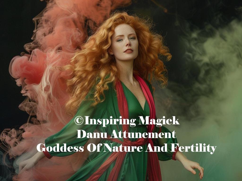 Danu Attunement. Irish Goddess of Nature And Fertility