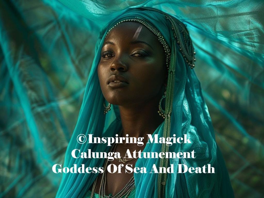 Calunga Attunement. Congolese Goddess Of Sea And Transformation