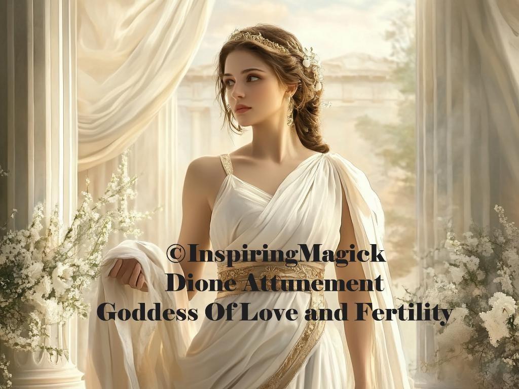 Dione Attunement Greek Goddess Of Love And Fertility