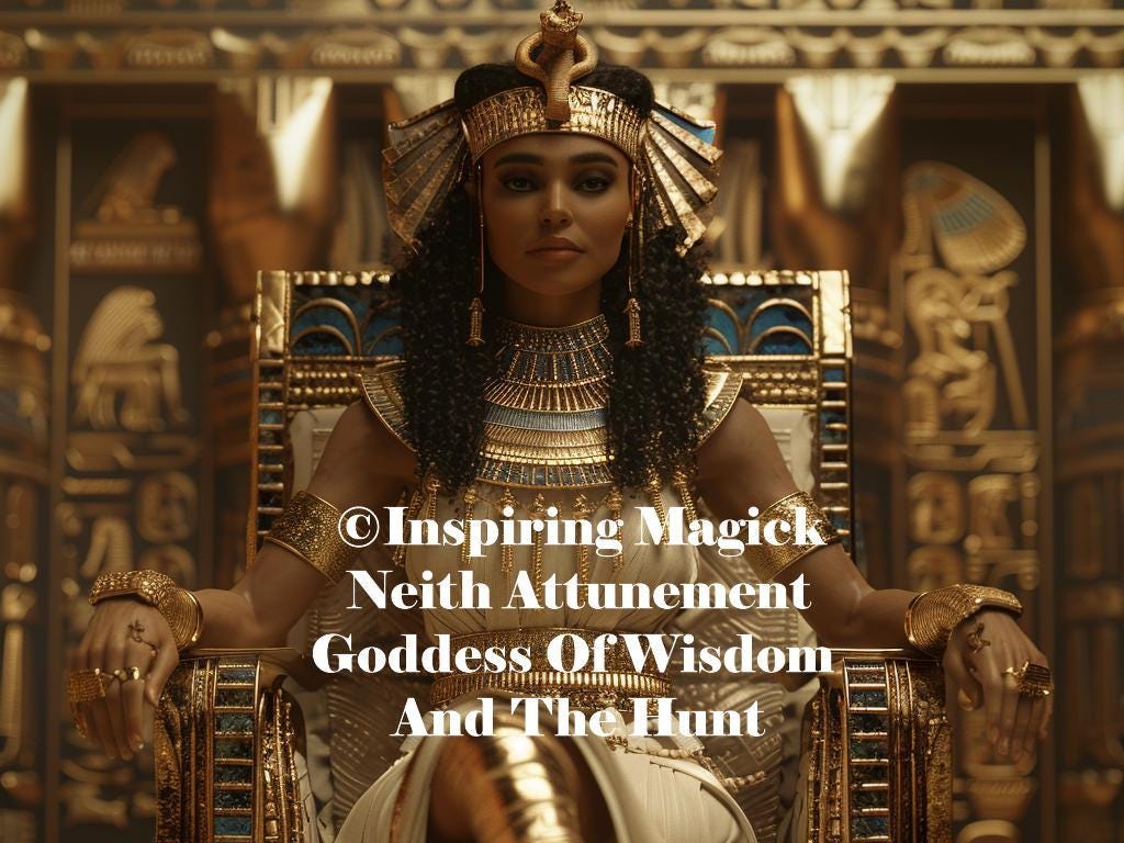 Neith Attunement Egyptian Goddess Of Wisdom and War