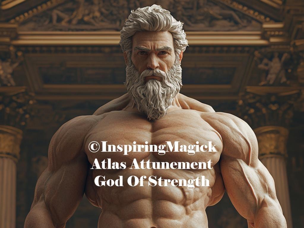 Atlas Attunement Greek Titan Of Strength And Endurance