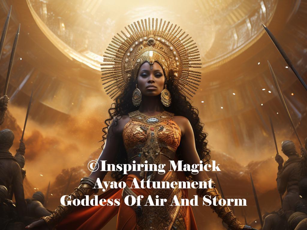Ayao Attunement Orisha Of Storm Protection And Transformation