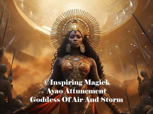 Ayao Attunement Orisha Of Storm Protection And Transformation