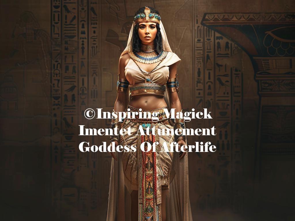 Imentet Attunement Egyptian Goddess Of The Afterlife And Transition