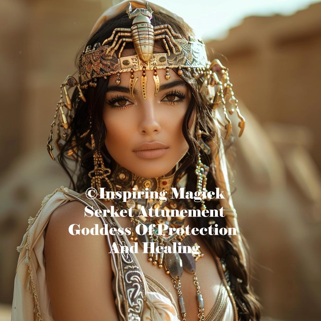 Serket Attunement Egyptian Goddess Of Protection And Healing