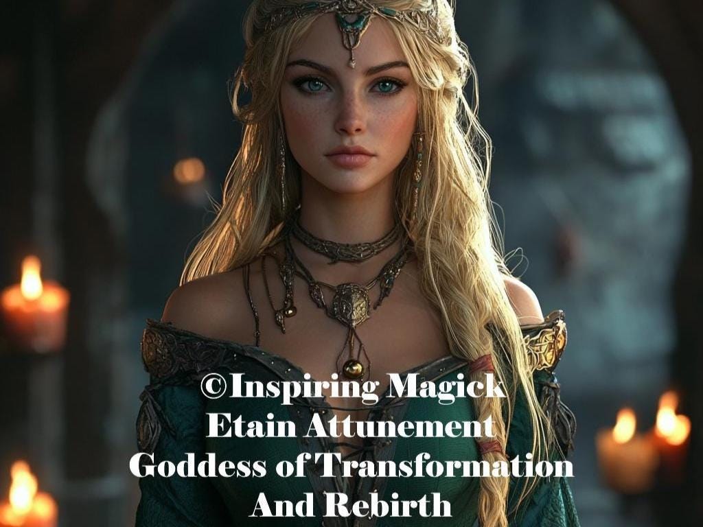 Etain Attunement Celtic Goddess Of Love And Transformation