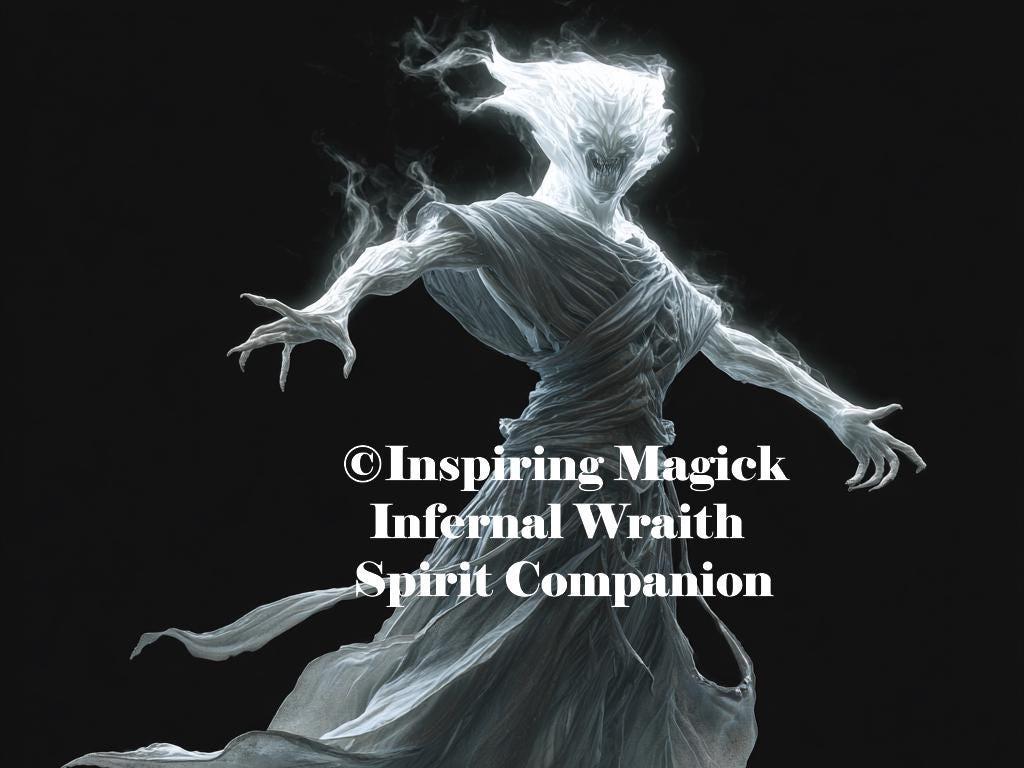 Infernal Wraith Spirit Guide Spirit Companion Conjuring Remote Binding