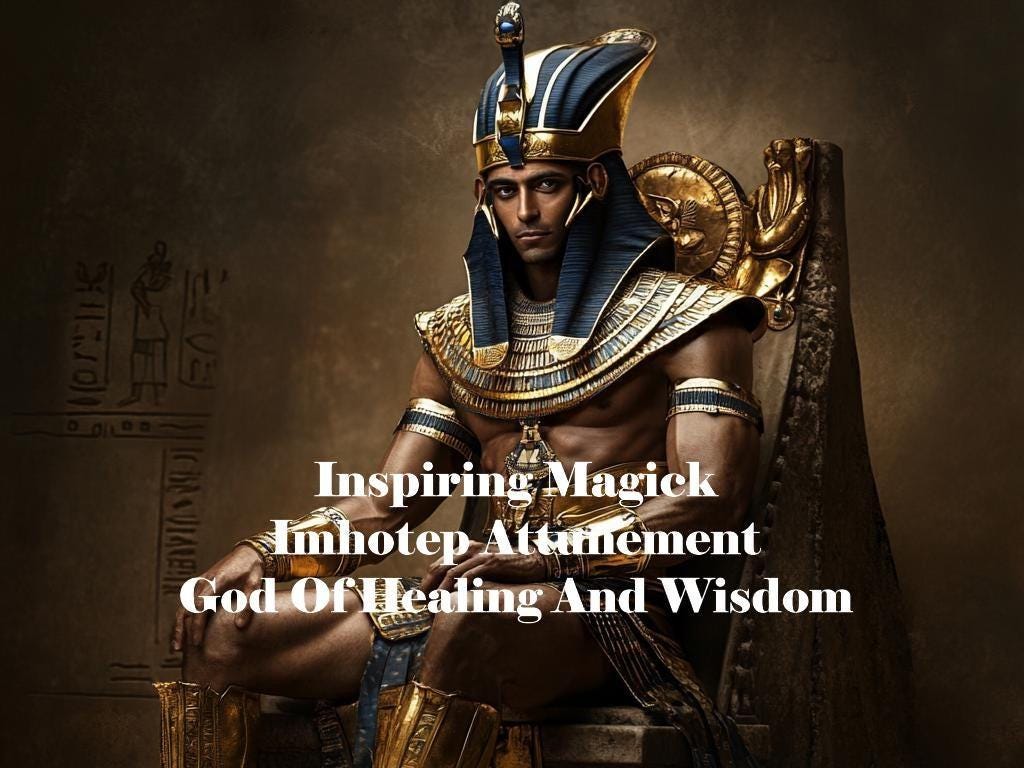 Imhotep Egyptian God Of Healing And Wisdom The Divine Architect
