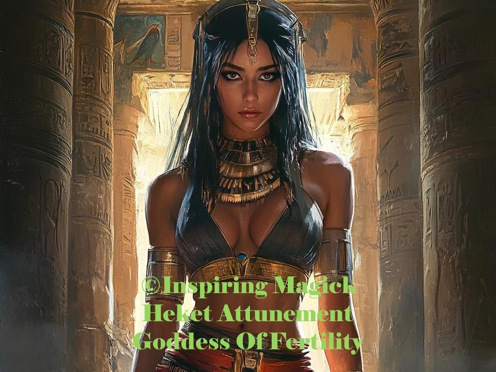 Heket Attunement Egyptian Goddess Of Fertility