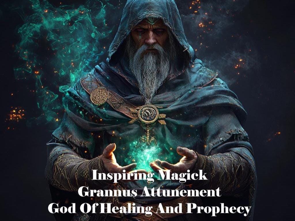 Grannus Attunement Celtic God Of Healing And Prophecy