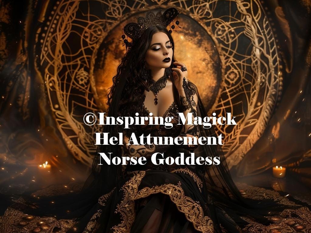 Hel Attunement Norse Goddess Ruler Of The Underworld