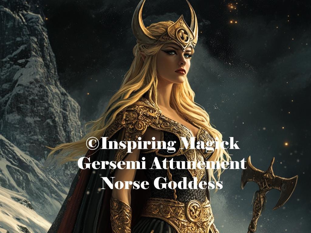 Gersemi Attunement Norse Goddess Of Beauty Love And Inner Worth