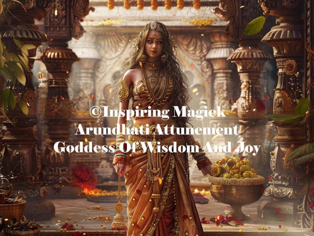 Arundhati Attunement. Hindu Goddess Of Wisdom, Happiness, Marriage