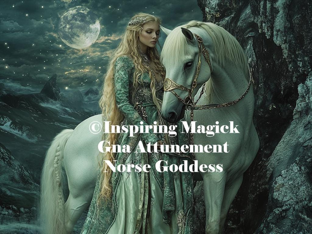 Gna Attunement Norse Goddess Conjuring Spirit Guide Spirit Companion