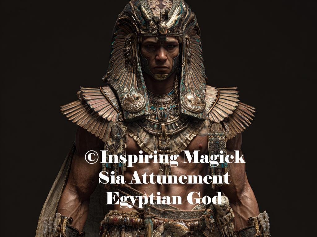 Sia Attunement Egyptian God Of Perception Understanding Wisdom PDF Delivery