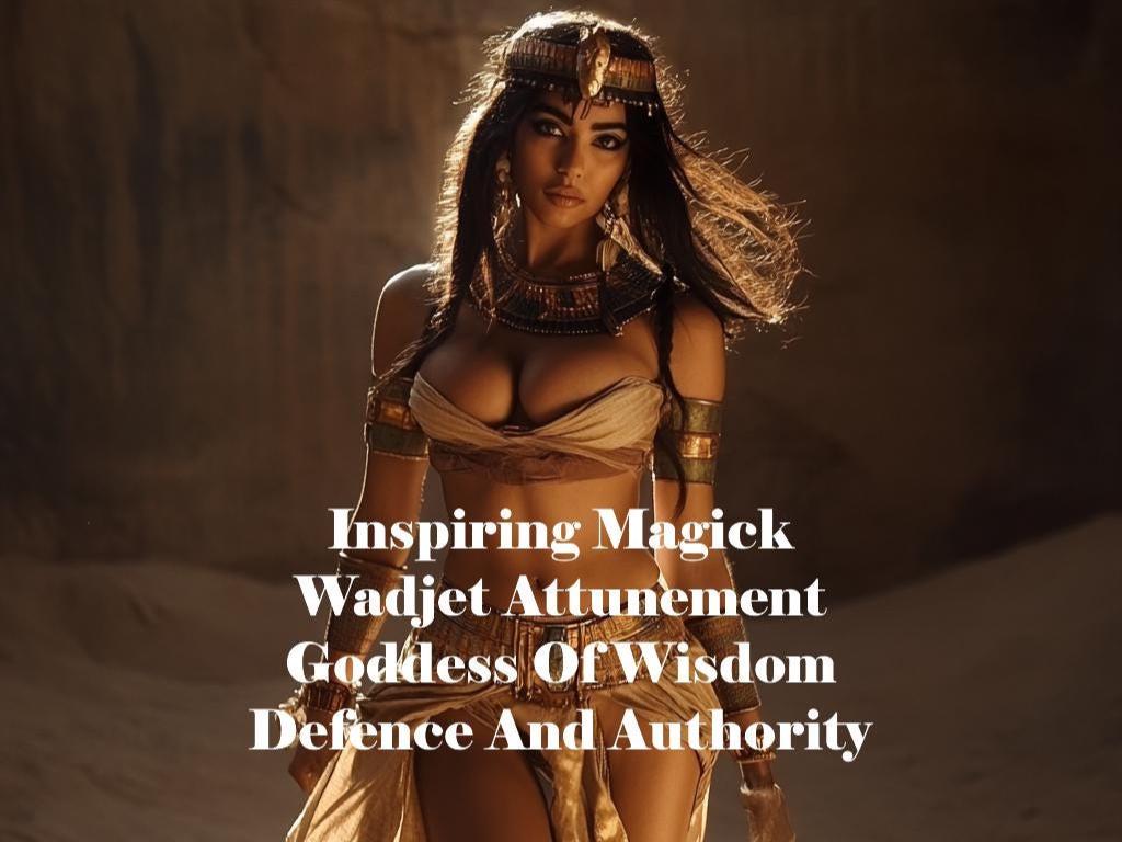 Wadjet Attunement Egyptian Goddess Of Wisdom Authority And Power PDF Delivery